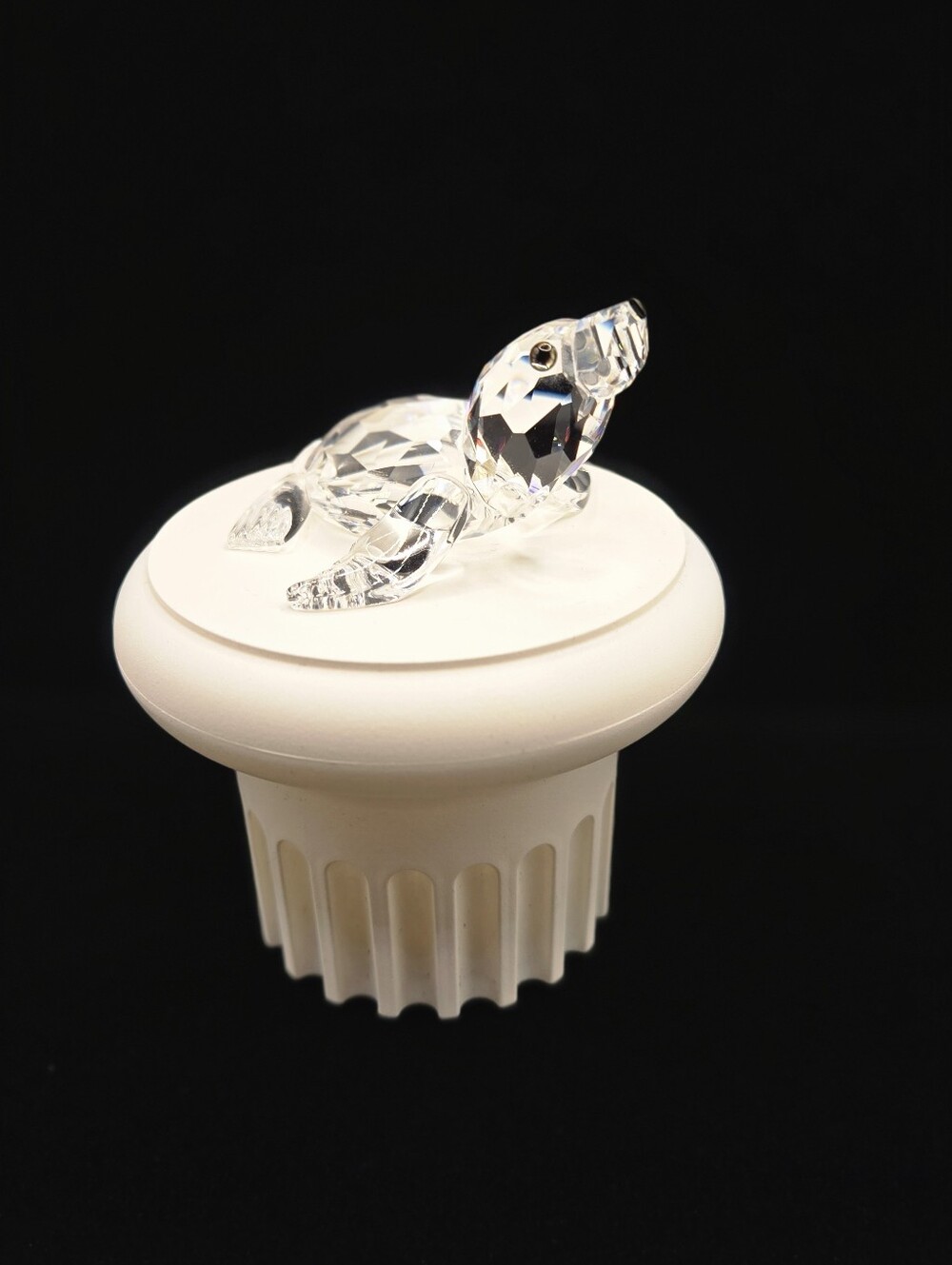 Swarovski Crystal Baby Sea Lion Figurine